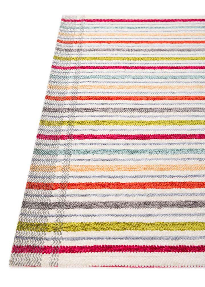 1' 10 x 2' 10 Flatweave Cotton Dhurrie Rug