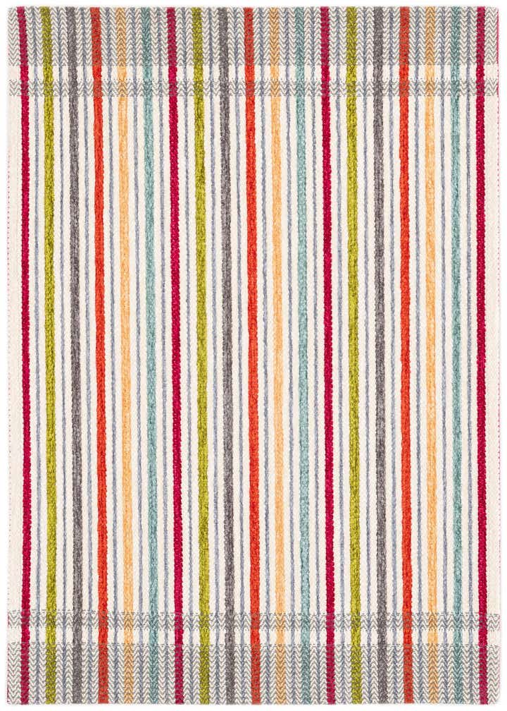 1' 10 x 2' 10 Flatweave Cotton Dhurrie Rug