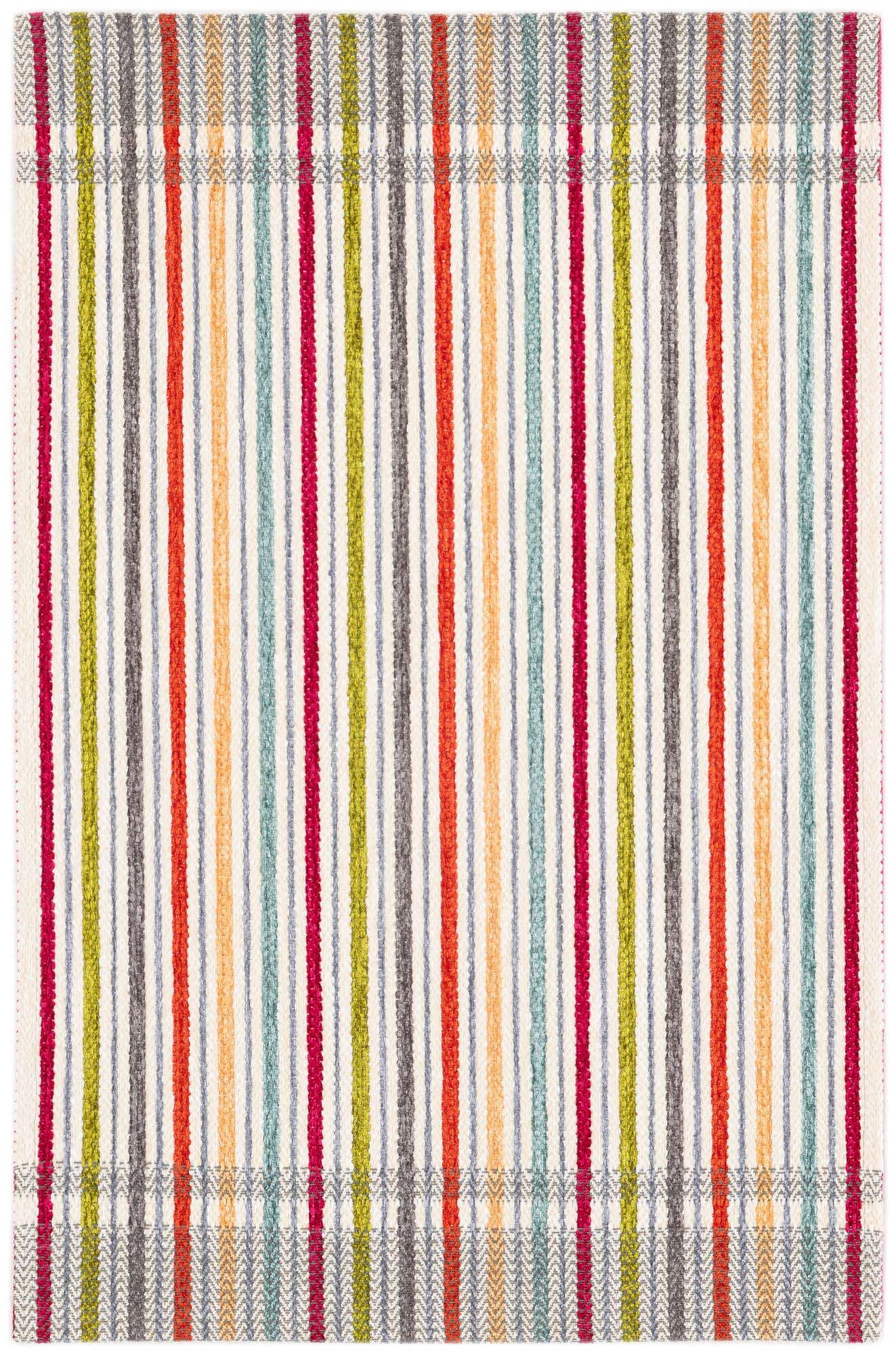 1' 10 x 2' 10 Flatweave Cotton Dhurrie Rug