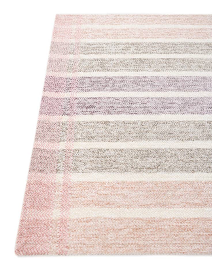 Detail image of 1' 10 x 2' 10 Flatweave Cotton Dhurrie Rug