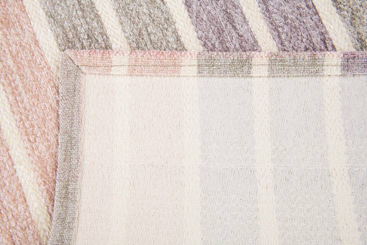 Detail image of 1' 10 x 2' 10 Flatweave Cotton Dhurrie Rug