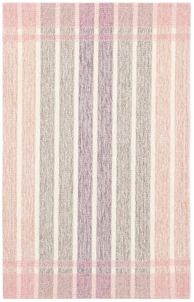 1' 10 x 2' 10 Flatweave Cotton Dhurrie Rug