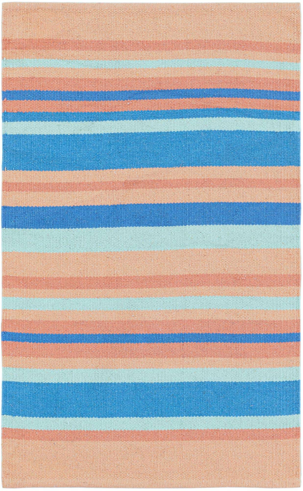 2' x 3' 1 Hand Woven Flatweave Cotton Dhurrie Rug