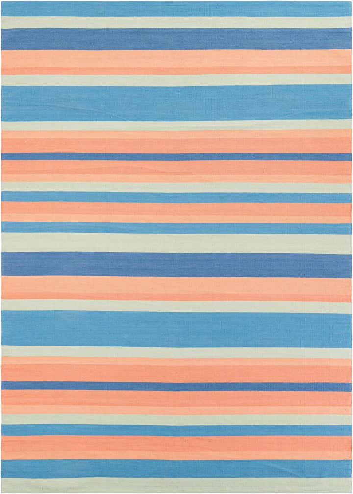 7' 10 x 10' Hand Woven Flatweave Cotton Dhurrie Rug