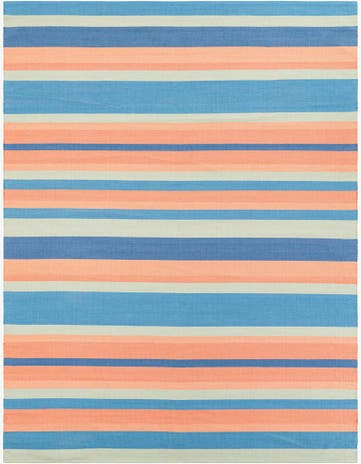 Hand Woven Flatweave Cotton Dhurrie Rug