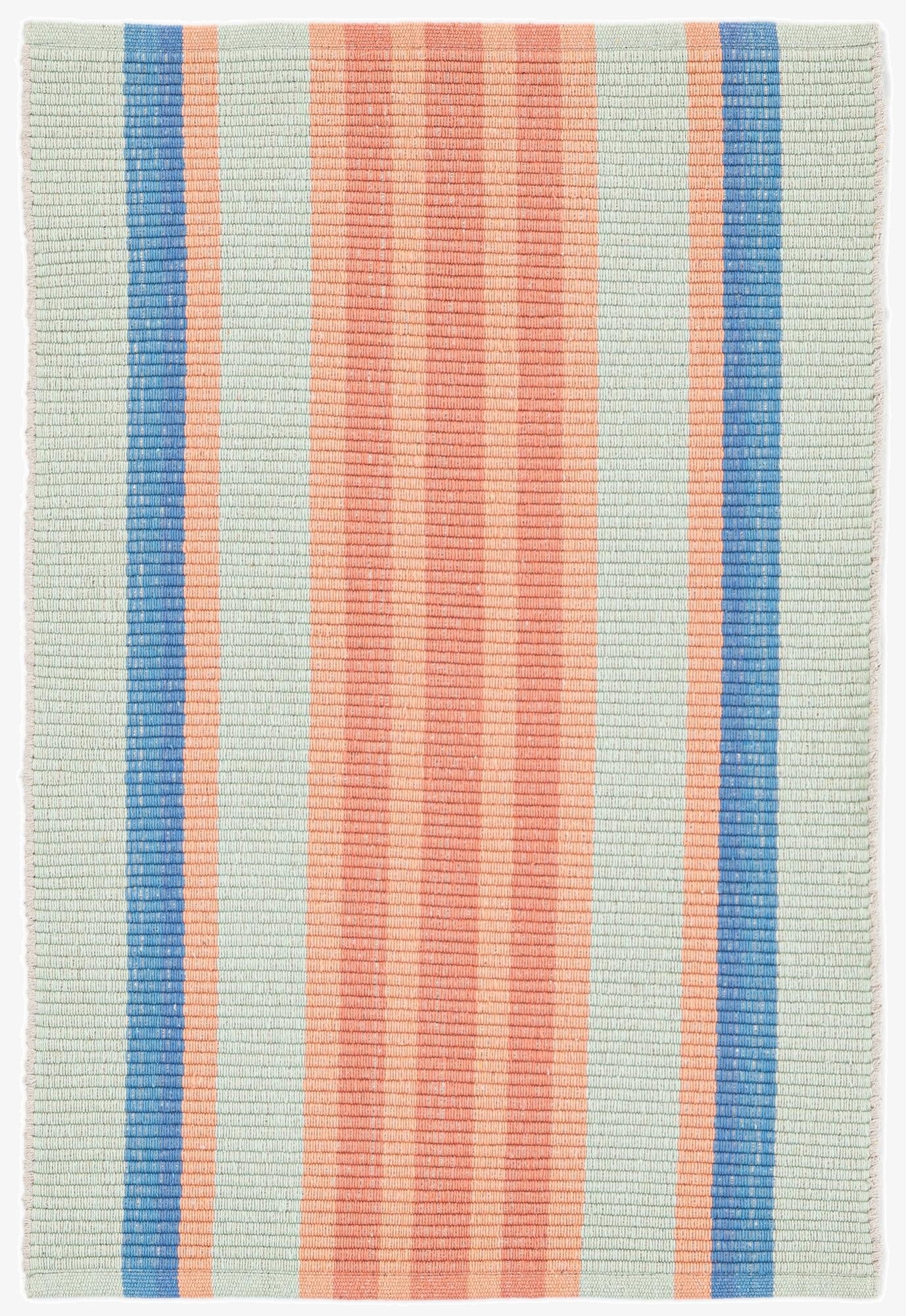 2' x 3' 1 Hand Woven Flatweave Cotton Dhurrie Rug