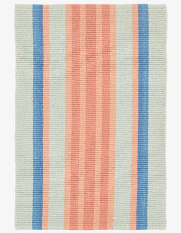 2' x 3' 1 Hand Woven Flatweave Cotton Dhurrie Rug