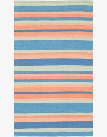 3' 1 x 5' 1 Hand Woven Flatweave Cotton Dhurrie Rug