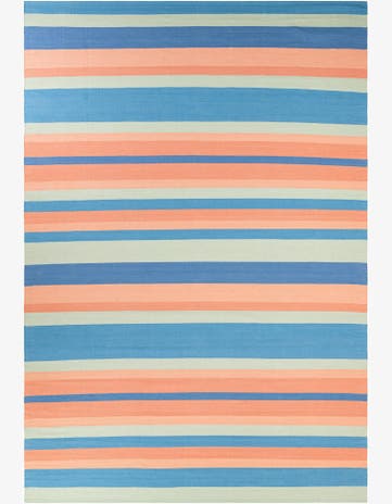 Hand Woven Flatweave Cotton Dhurrie Rug