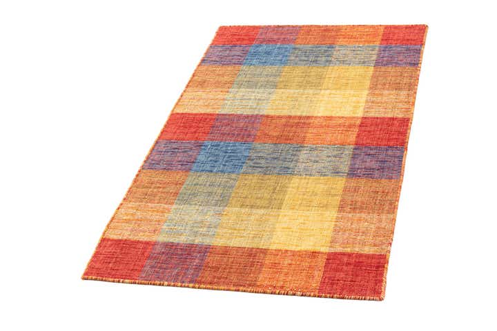 2' 6 x 4' 8 Hand Knotted Gabbeh Wool Rug