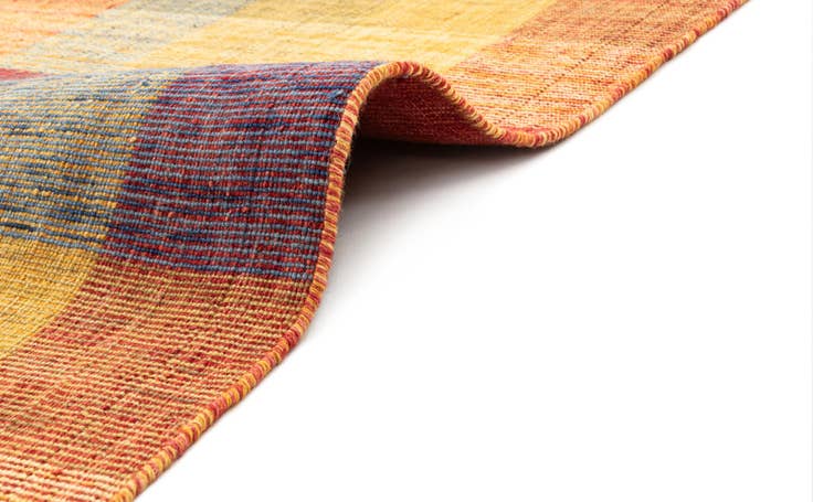 Detail image of 2' 6 x 4' 8 Hand Knotted Gabbeh Wool Rug