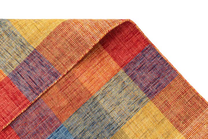 2' 6 x 4' 8 Hand Knotted Gabbeh Wool Rug