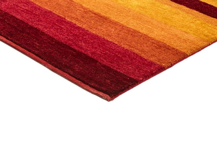 4' 8 x 6' 8 Hand Knotted Gabbeh Wool Rug