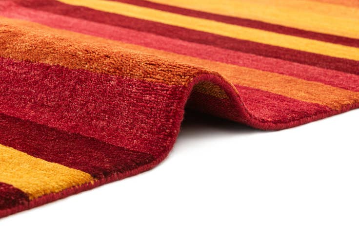 Detail image of 4' 8 x 6' 8 Hand Knotted Gabbeh Wool Rug