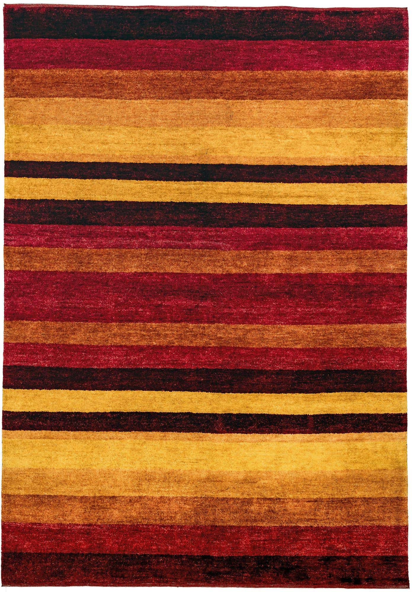 4' 8 x 6' 8 Hand Knotted Gabbeh Wool Rug