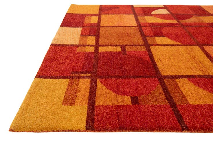 Detail image of 5' 6 x 8' Hand Knotted Gabbeh Wool Rug