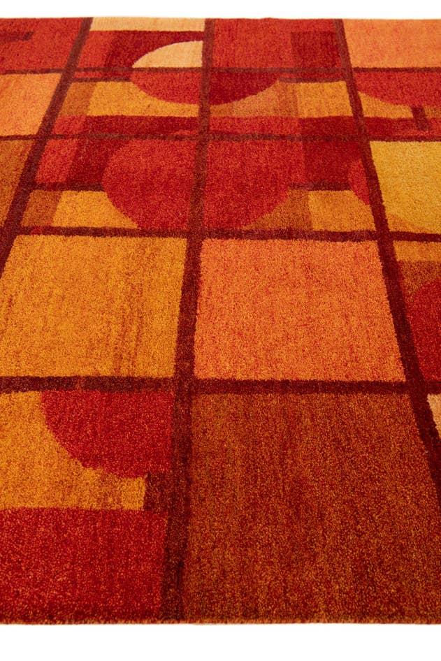 Detail image of 5' 6 x 8' Hand Knotted Gabbeh Wool Rug