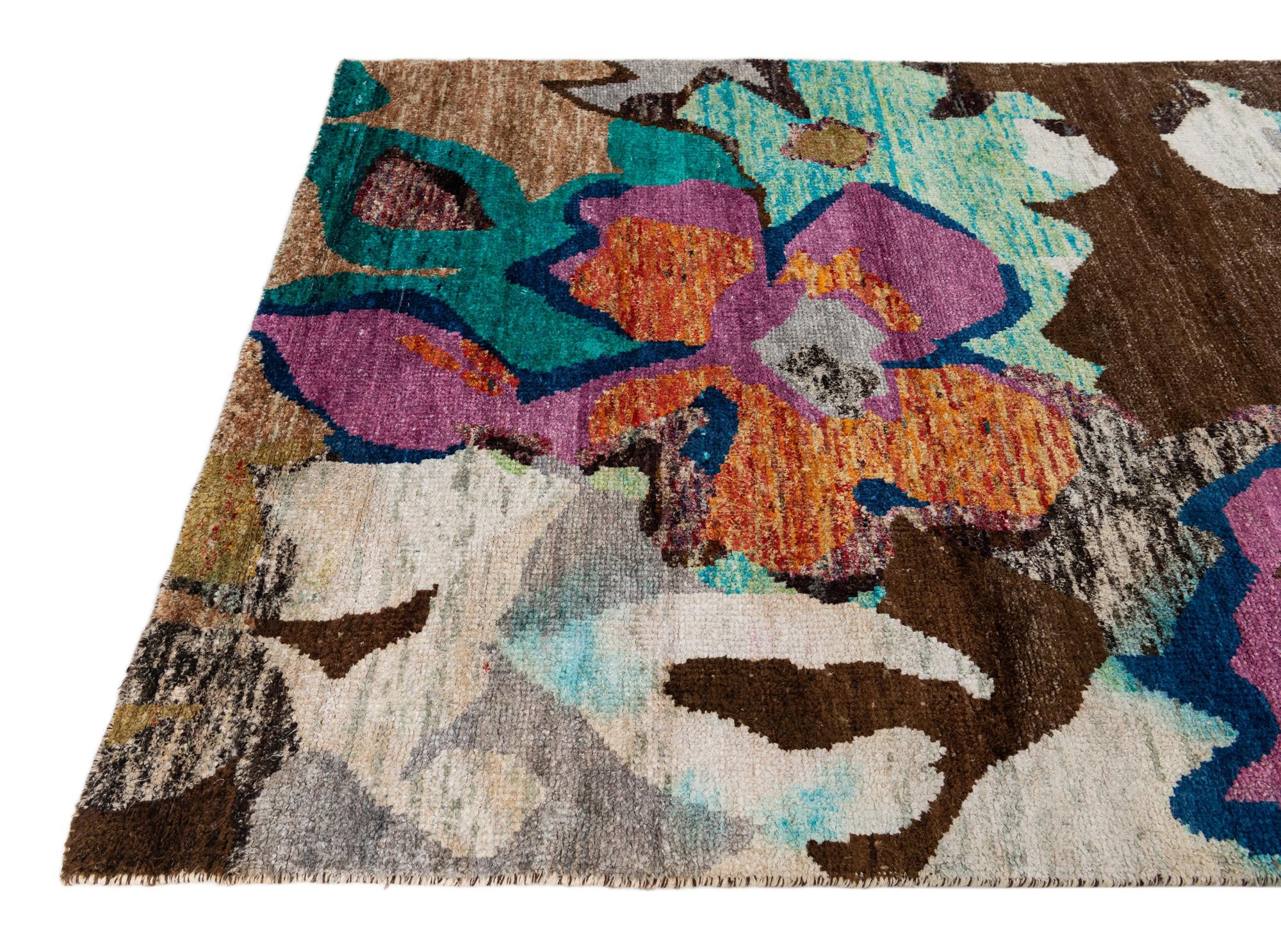 5' 3 x 7' 4 Hand Knotted Gabbeh Rug