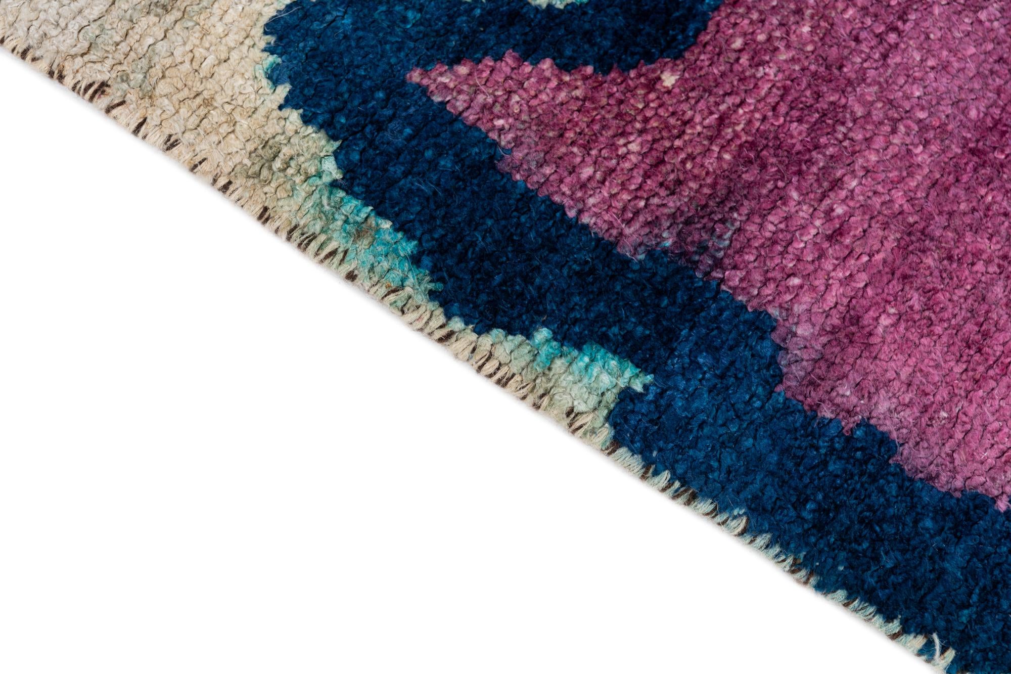5' 3 x 7' 4 Hand Knotted Gabbeh Rug