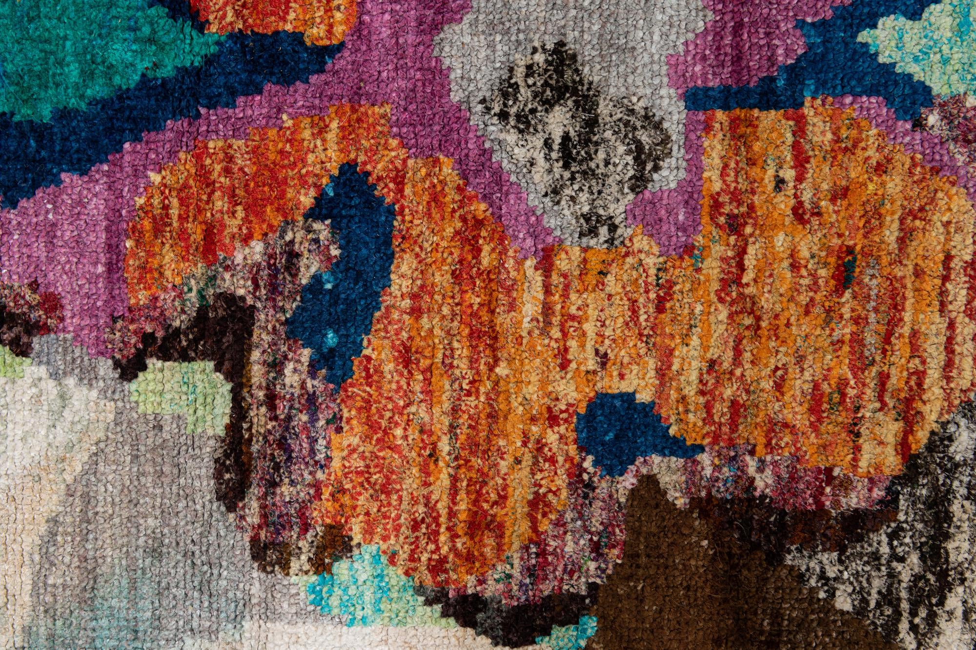 5' 3 x 7' 4 Hand Knotted Gabbeh Rug