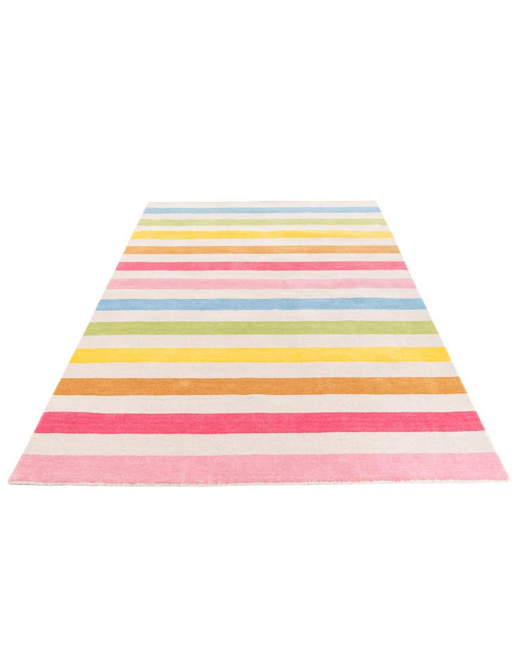 Detail image of 5' 2 x 8'  Hand Knotted Gabbeh Wool Rug