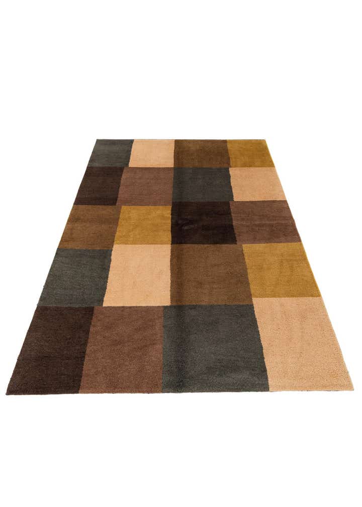 5' 6 x 7' 11 Hand Knotted Gabbeh Wool Rug