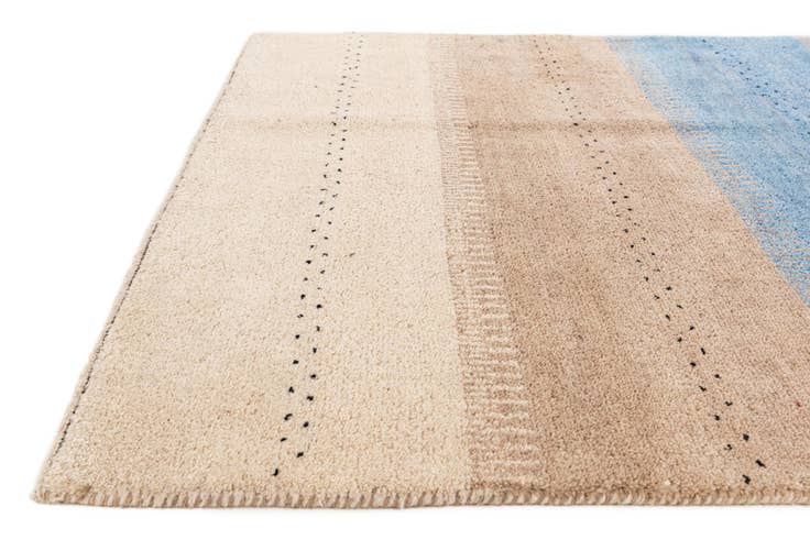 Detail image of 4' 6 x 6' 8 Hand Knotted Gabbeh Wool Rug
