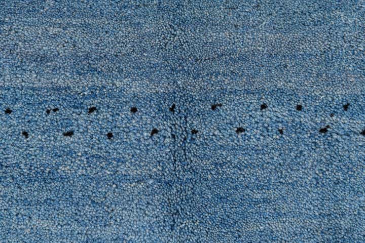 4' 6 x 6' 8 Hand Knotted Gabbeh Wool Rug
