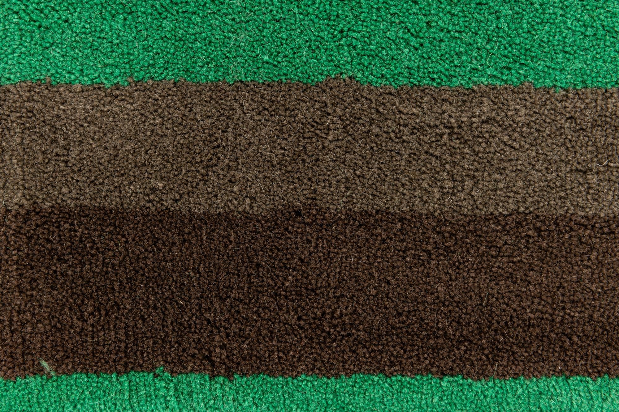 5' 7 x 7' 9 Hand Knotted Gabbeh Wool Rug