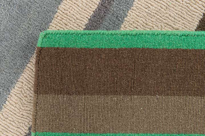 5' 7 x 7' 9 Hand Knotted Gabbeh Wool Rug