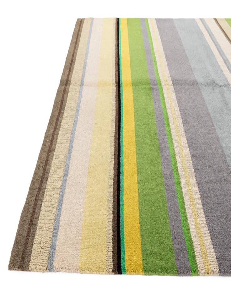 Detail image of 5' 7 x 7' 9  Hand Knotted Gabbeh Wool Rug