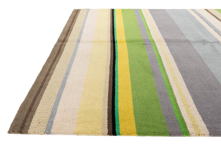 Detail image of 5' 7 x 7' 9 Hand Knotted Gabbeh Wool Rug