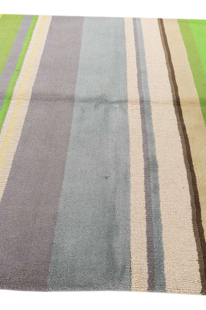 5' 7 x 7' 9 Hand Knotted Gabbeh Wool Rug