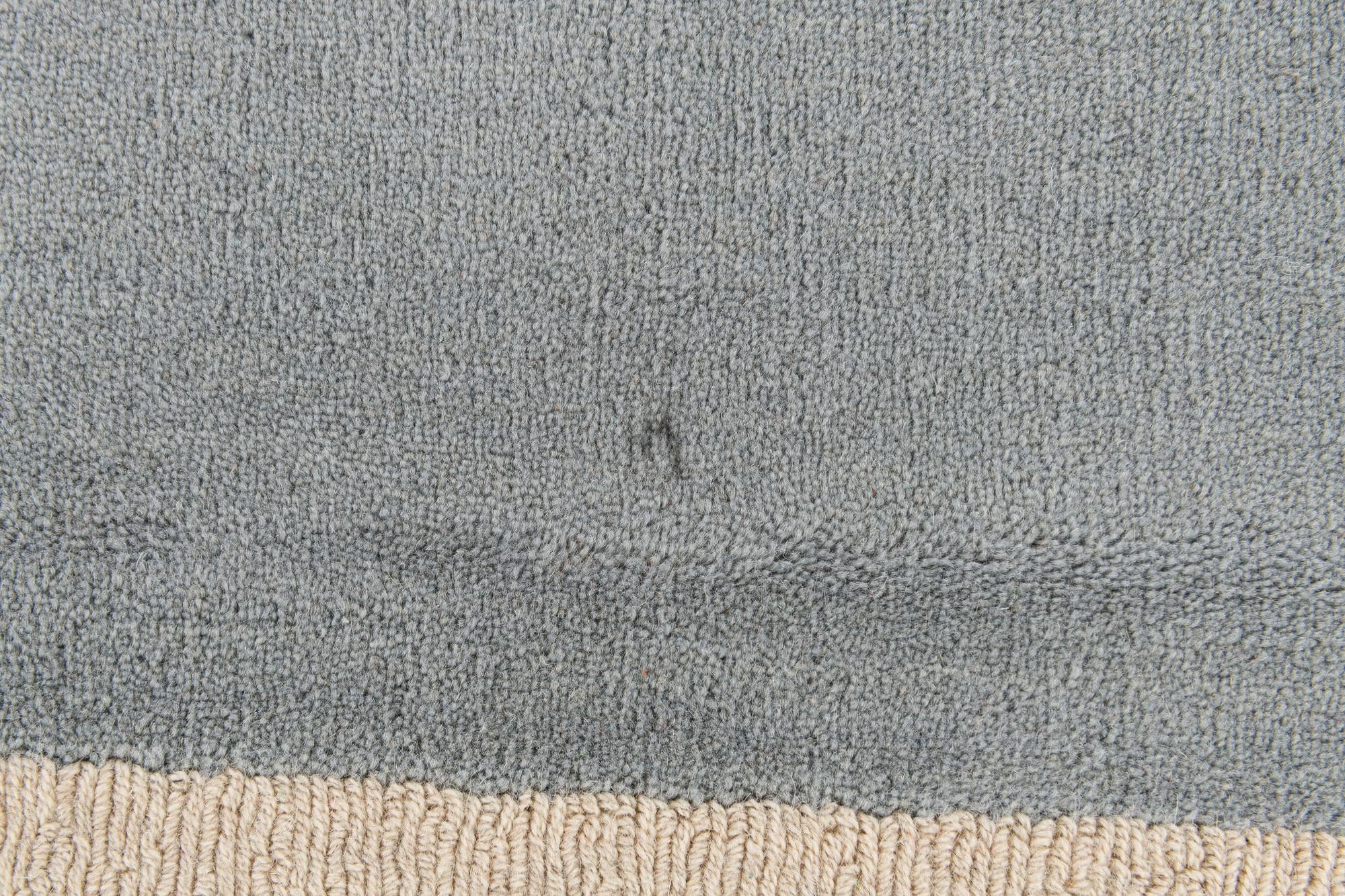 5' 7 x 7' 9 Hand Knotted Gabbeh Wool Rug