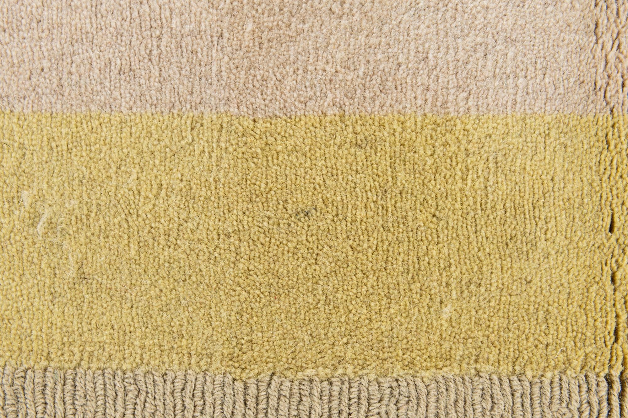 5' 7 x 7' 9 Hand Knotted Gabbeh Wool Rug