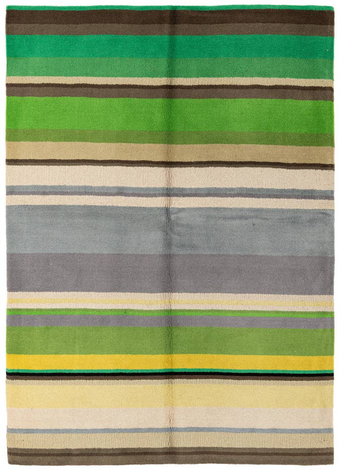 Detail image of 5' 7 x 7' 9 Hand Knotted Gabbeh Wool Rug
