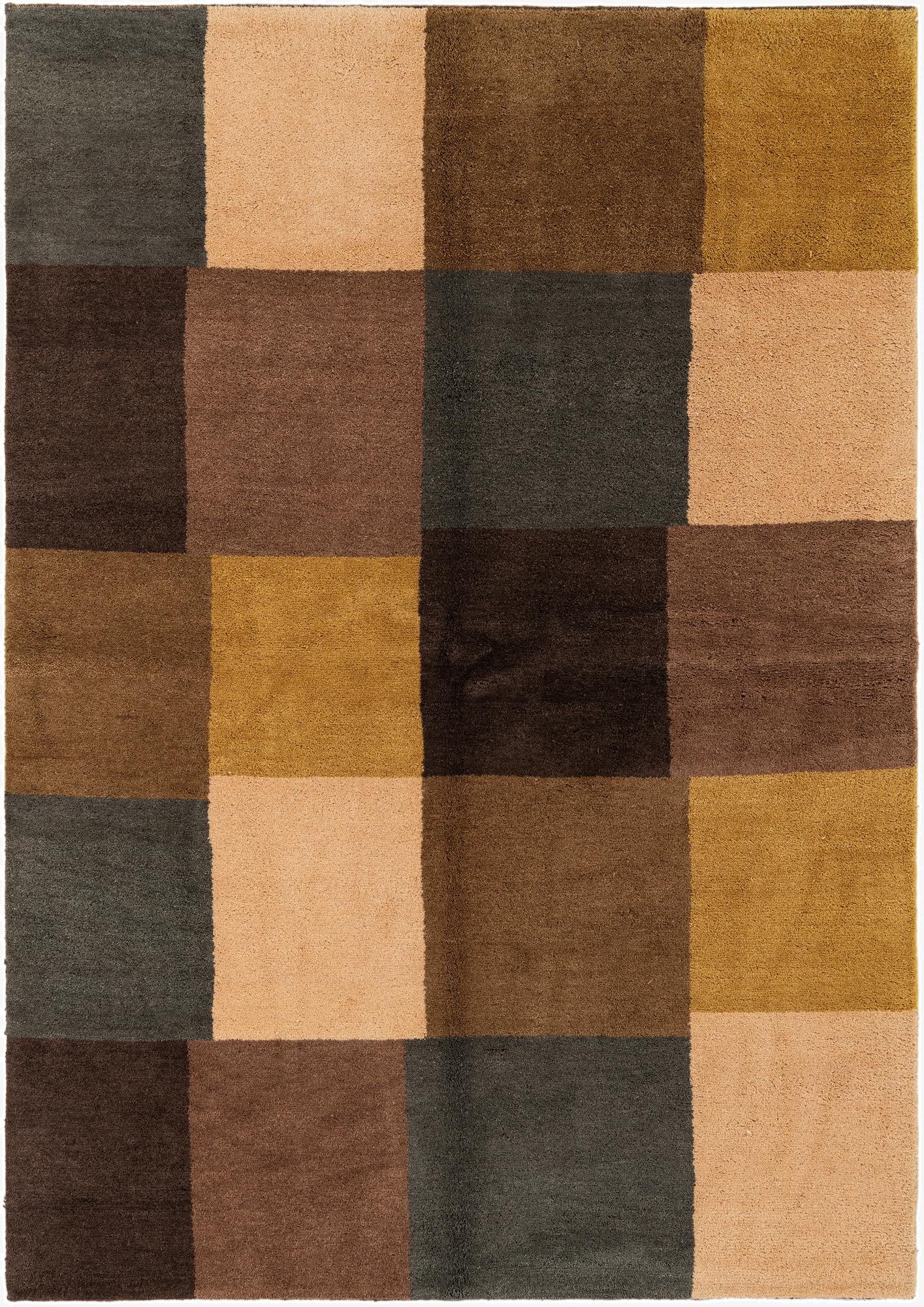 5' 6 x 7' 11  Hand Knotted Gabbeh Wool Rug