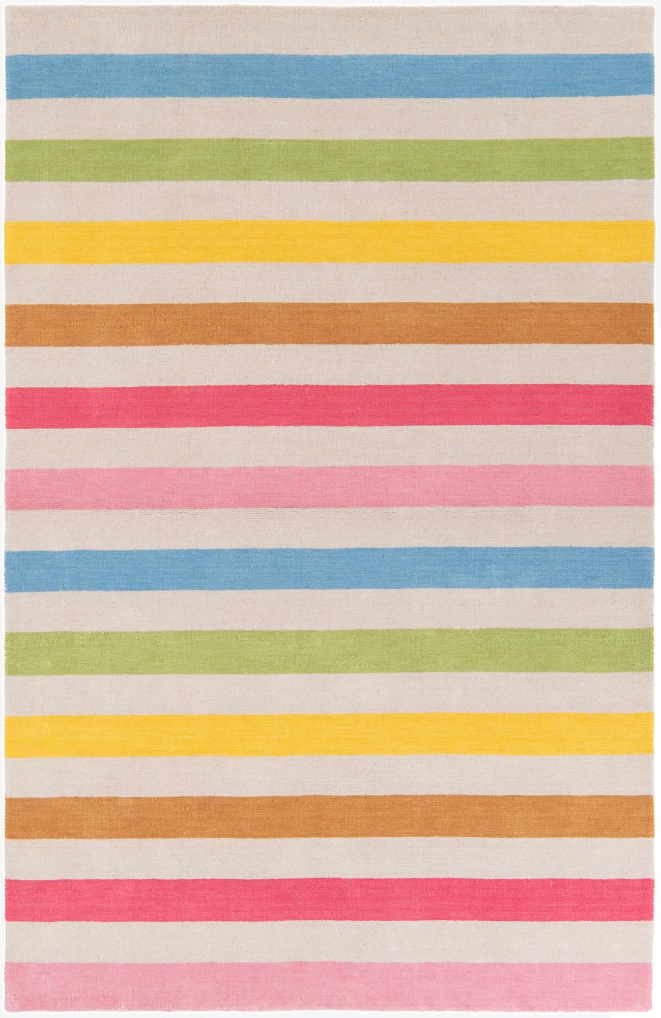 5' 2 x 8'  Hand Knotted Gabbeh Wool Rug