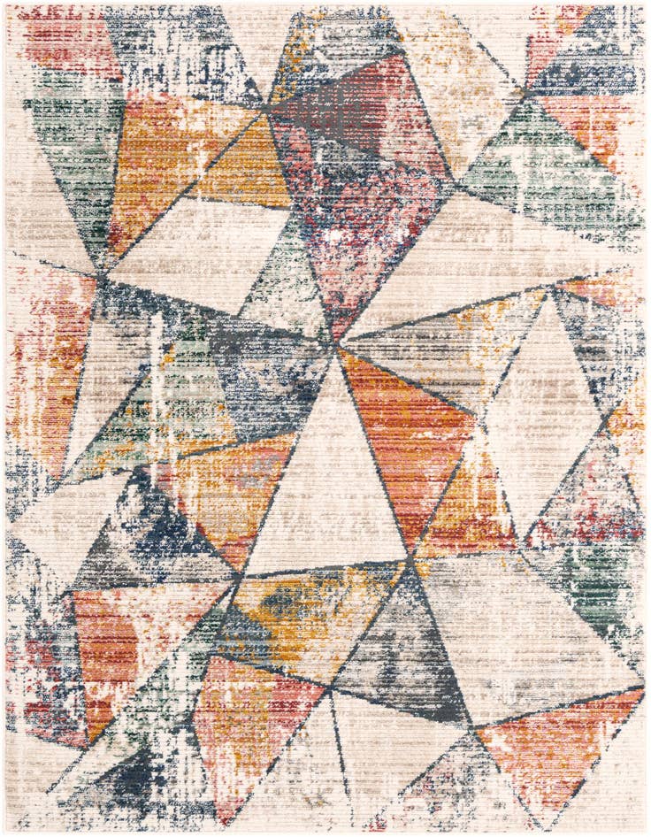 Detail image of 5' 3 x 8' Gemstone Rug