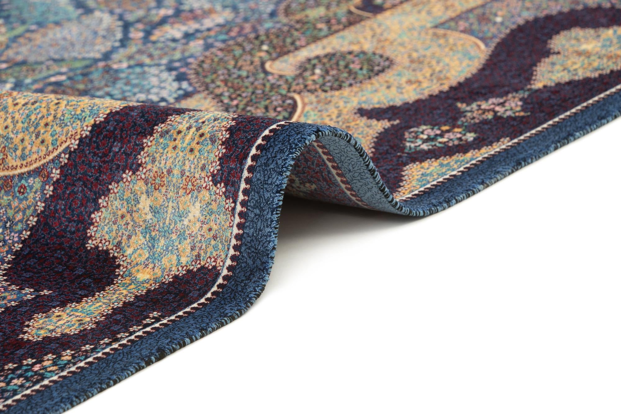 4' 9 x 7' 5 Ghom Design Rug