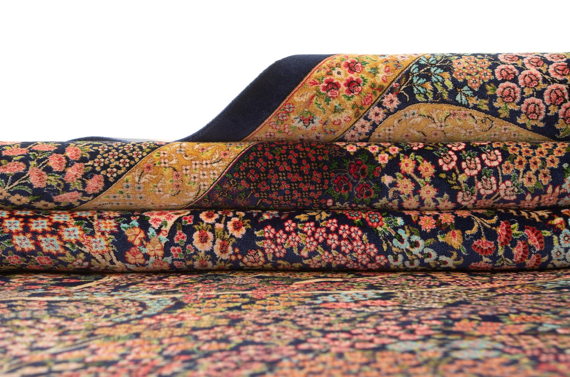 6' 7 x 9' 8 Ghom Design Rug