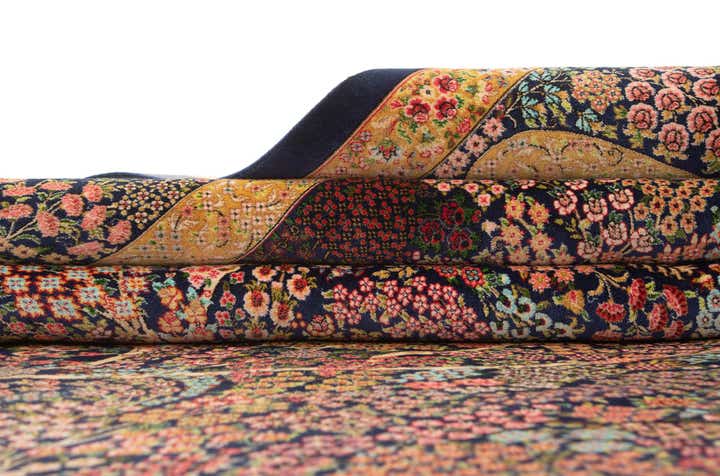 6' 7 x 9' 8 Ghom Design Rug
