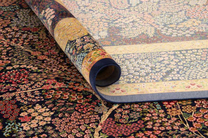 6' 7 x 9' 8 Ghom Design Rug