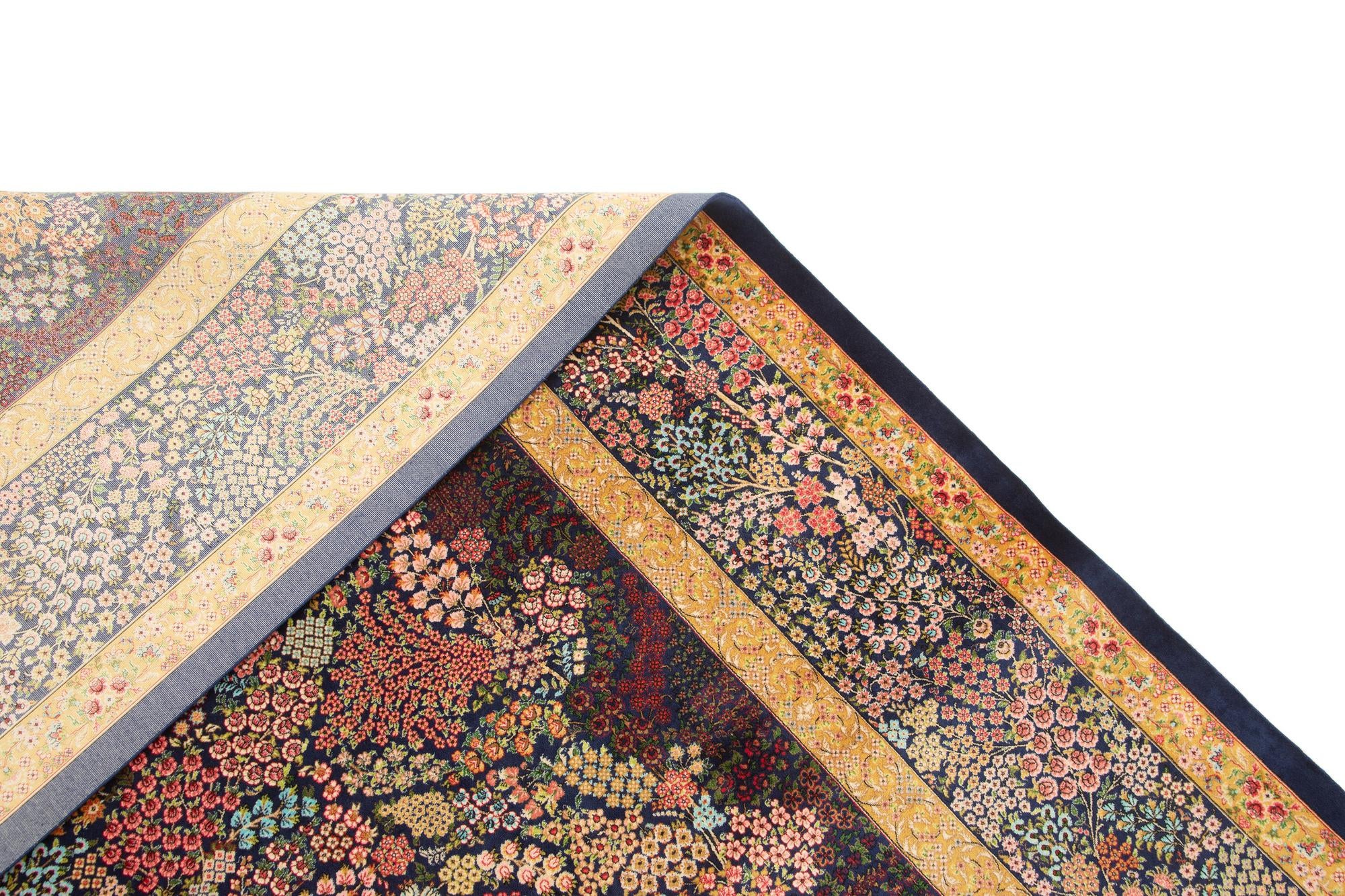 6' 7 x 9' 8 Ghom Design Rug