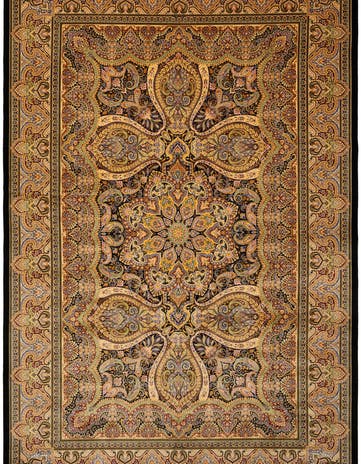 6' 5 x 9' 6 Ghom Design Rug
