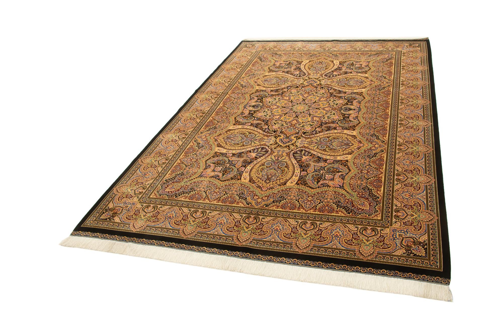 6' 5 x 9' 6 Ghom Design Rug