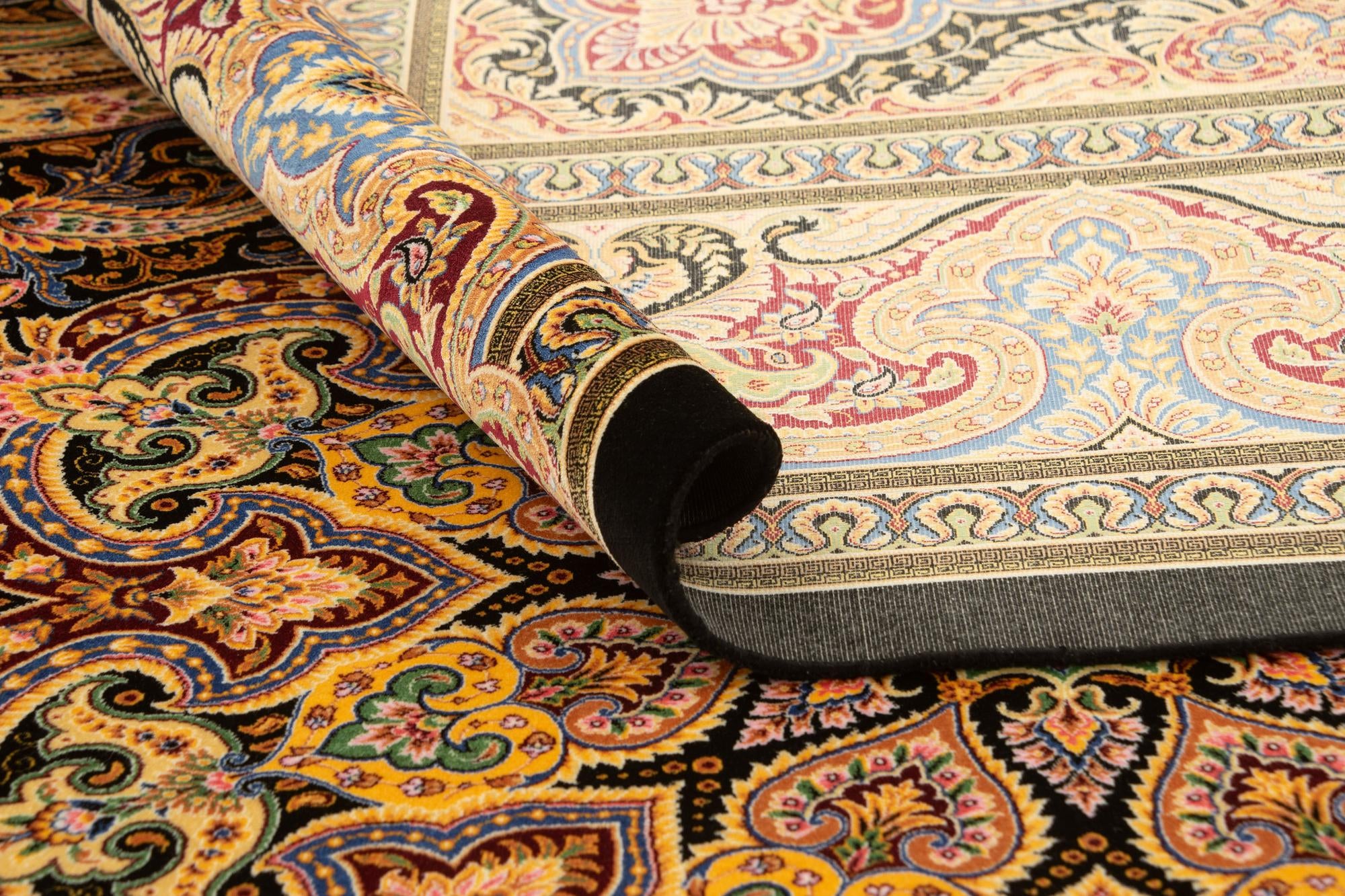 6' 5 x 9' 6 Ghom Design Rug