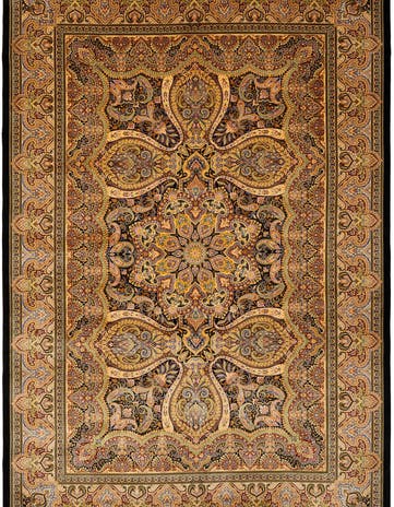 6' 6 x 9' 7 Ghom Design Rug