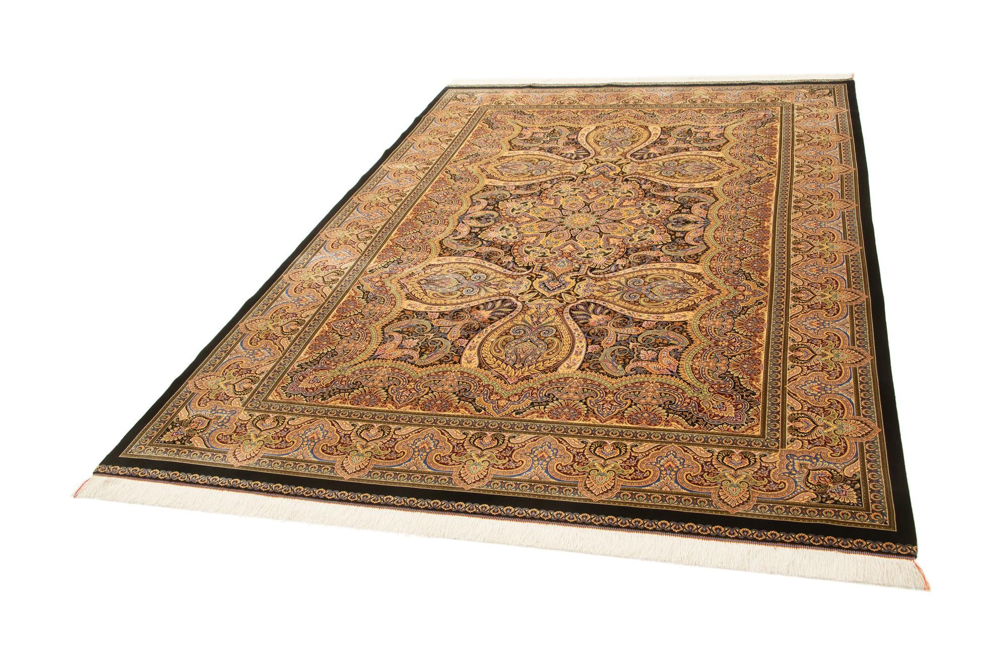 6' 6 x 9' 7 Ghom Design Rug