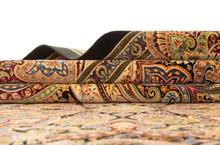 6' 6 x 9' 7 Ghom Design Rug